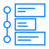 Image, icon of stages of a development process