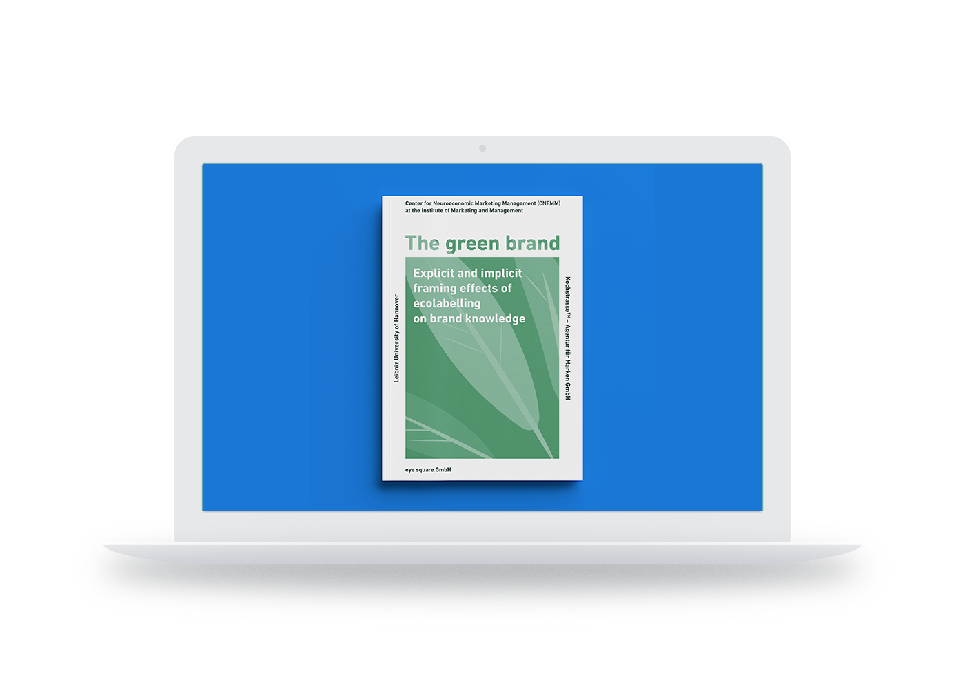 laptop green brand book