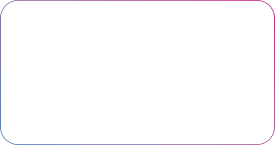 An azure and magenta lined rectangle with rounded edges