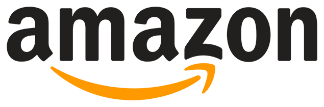 Amazon logo with a white stroke around it