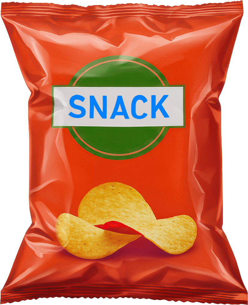 An unbranded package of chips