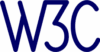 W3C-DBlue@2x The WCAG icon in plain dark blue lines